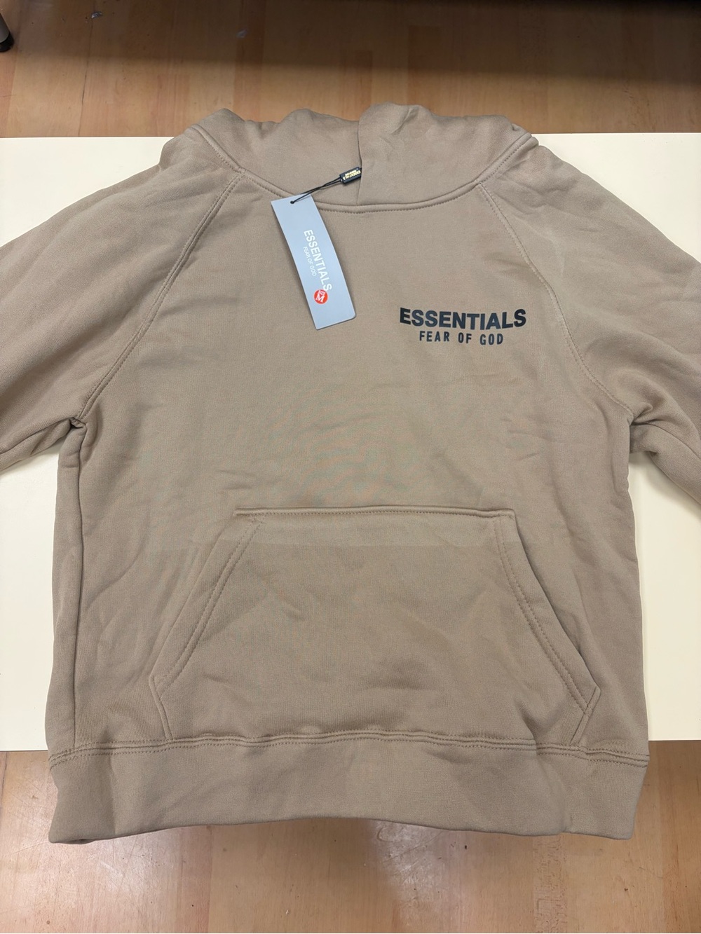 Fear of God ESSENTIALS Pullover Hoodie in Taupe
